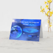 SAUCERS VERJAARDAG KAART (Gele Bloem)