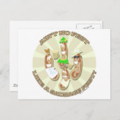 Saucest. Briefkaart (Voorkant / Achterkant)