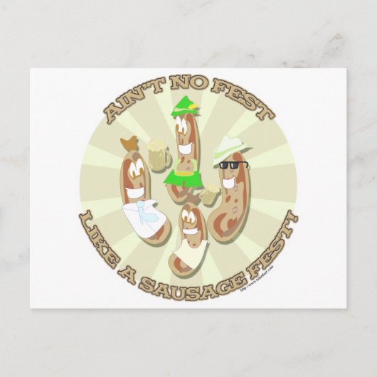 Saucest. Briefkaart (Voorkant)