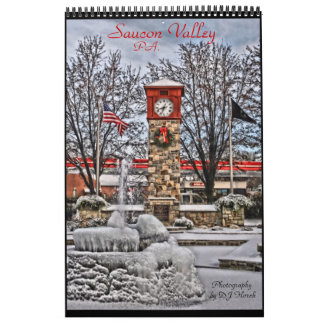 Saucon Valley, één pagina-kalender Kalender