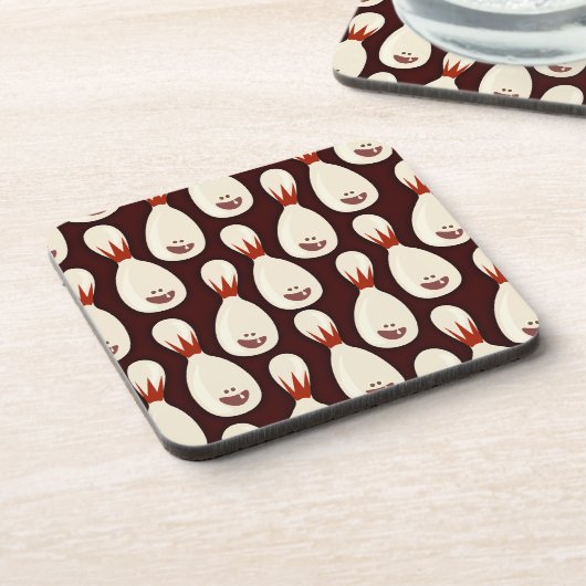 Saucy Bowling Pins Onderzetter (Linkerzijde)