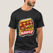 SAUCY GEHAKTBAL SANDWICH 4 T-SHIRT (Voorkant)