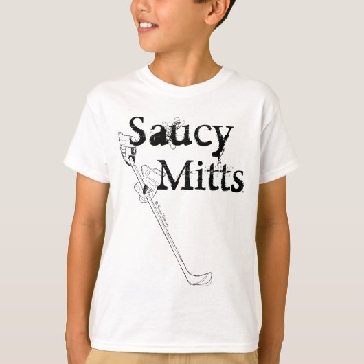 Saucy Mitts Hockey T-shirt (Voorkant)