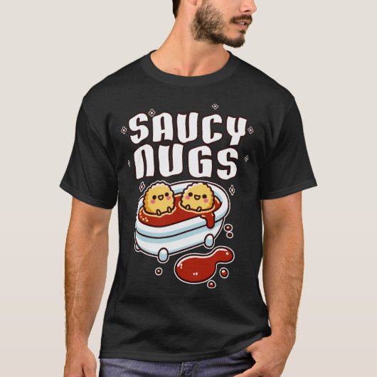 Saucy Nugs Kip Nuggets T-shirt (Voorkant)