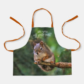 Saucy Red Squirrel in Fir Schort (Voorkant)