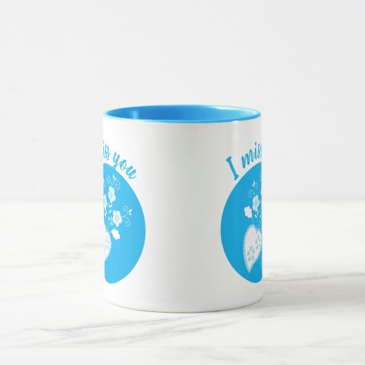 Saudade betekent dat ik je Portugese hart mis Mok (Midden)