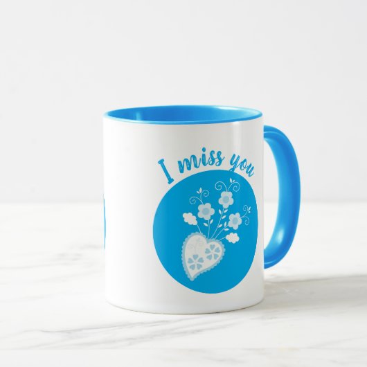 Saudade betekent dat ik je Portugese hart mis Mok (Voorkant rechts)