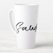 Saudade Black Latte Mok (Linkerhoek)