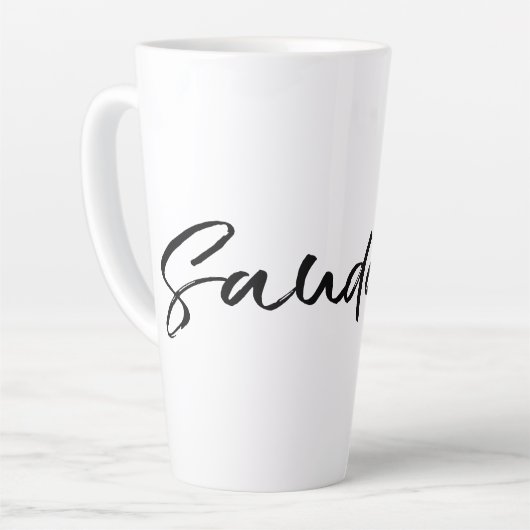 Saudade Black Latte Mok (Linkerhoek)