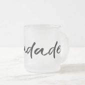 Saudade Black Matglas Koffiemok (Voorkant rechts)