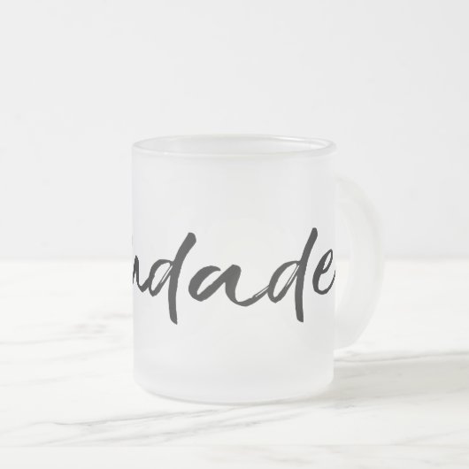 Saudade Black Matglas Koffiemok (Voorkant rechts)