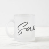 Saudade Black Matglas Koffiemok (Links)