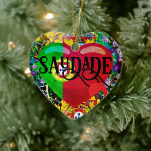 Saudade Keramisch Ornament