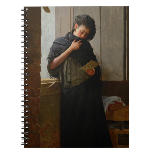 Saudade Longing door Jose Ferraz de Almeida Júnior Notitieboek (Voorkant)