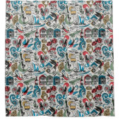 Saudade // populaire motieven uit Portugal Douchegordijn (Voorkant)