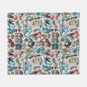 Saudade // populaire motieven uit Portugal Fleece Deken (Voorkant (Horizontaal))