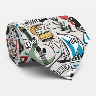 Saudade // populaire motieven uit Portugal Stropdas