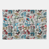 Saudade // populaire motieven uit Portugal Theedoek (Horizontaal)