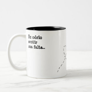 Saudade Tweekleurige Koffiemok