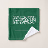 Saudi Arabia Flag Bad Handdoek (Wasdoekje)