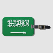 Saudi Arabia Flag Bagagelabel – Stijlvolle Travel  (Voorkant (horizontaal))