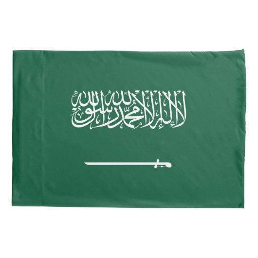 Saudi Arabia Flag Kussensloop (Achterkant)