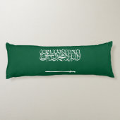Saudi Arabia Flag Lichaamskussen (Achterkant)