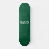Saudi Arabia Flag Persoonlijk Skateboard (Voorkant)