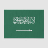Saudi Arabia Flag Tissuepapier (Voorkant)