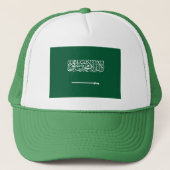 Saudi Arabia Flag Trucker Pet (Voorkant)