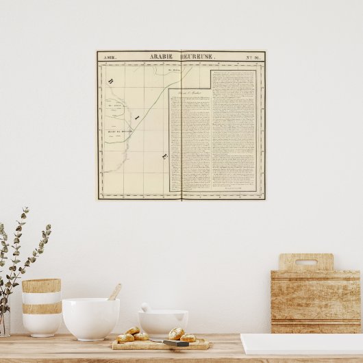 Saudi-Arabië 91 Poster (Keuken)