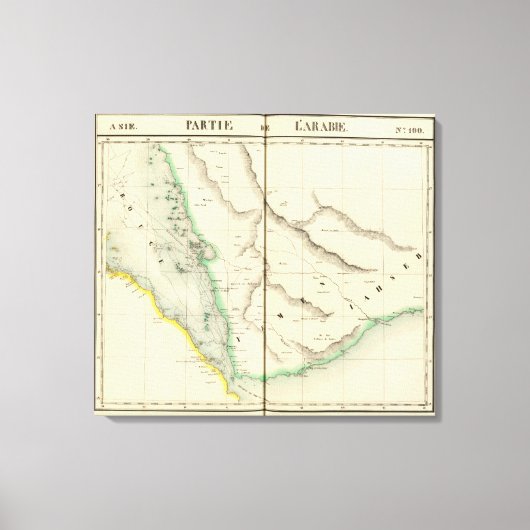 Saudi-Arabië, Azië 100 Canvas Afdruk (Voorkant)