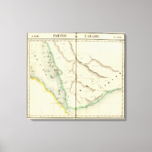 Saudi-Arabië, Azië 100 Canvas Afdruk