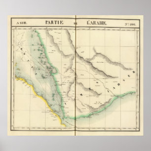 Saudi-Arabië, Azië 100 Poster