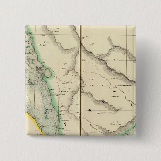 Saudi-Arabië, Azië 100 Vierkante Button 5,1 Cm (Voorkant)