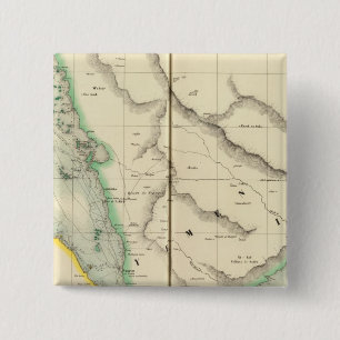 Saudi-Arabië, Azië 100 Vierkante Button 5,1 Cm