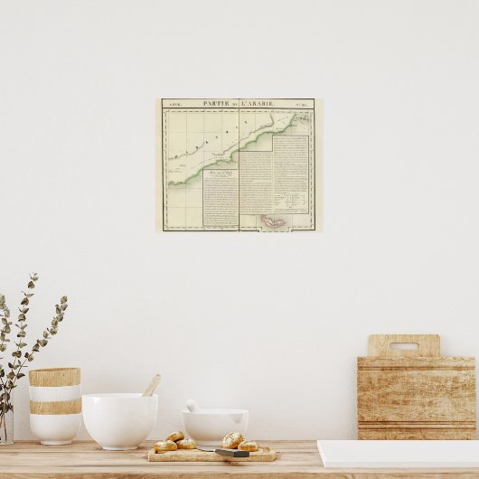 Saudi-Arabië, Azië 101 Poster (Keuken)