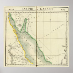 Saudi-Arabië, Azië 77 Poster