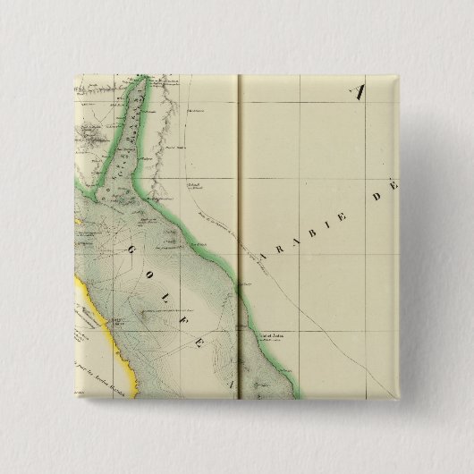 Saudi-Arabië, Azië 77 Vierkante Button 5,1 Cm (Voorkant)