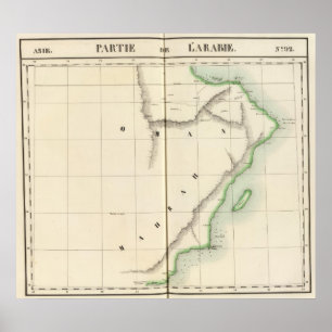 Saudi-Arabië, Azië 92 Poster