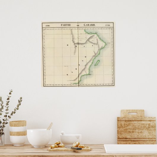 Saudi-Arabië, Azië 92 Poster (Keuken)