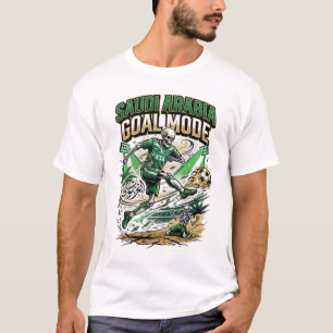 Saudi-Arabië Doel Modus Skelet Aanvaller Naties Dy T-shirt
