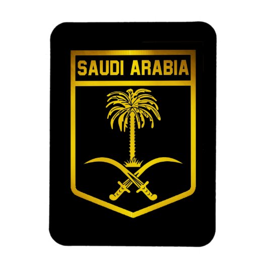 Saudi-Arabië Emblem Magneet (Verticaal)