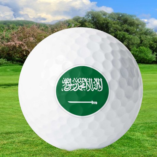 Saudi-Arabië Golfballen, Saudi-vlag patriottisch Golfballen