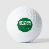 Saudi-Arabië Golfballen, Saudi-vlag patriottisch Golfballen (Voorkant)