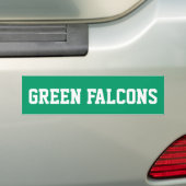 Saudi-Arabië "Groene valken" Bumpersticker (Op auto)
