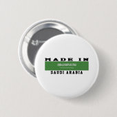 Saudi-Arabië heeft Design gemaakt Ronde Button 5,7 Cm (Voorkant /achterkant)