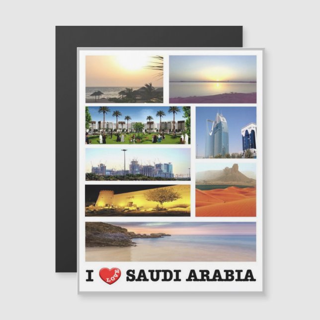 Saudi-Arabië - Ik hou van - (Voorkant / Achterkant)