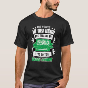 Saudi-Arabië in mijn hoofd T-shirt
