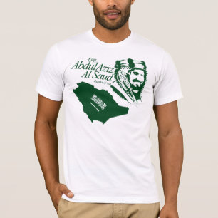 saudi - arabië - koning abdulaziz t-shirt